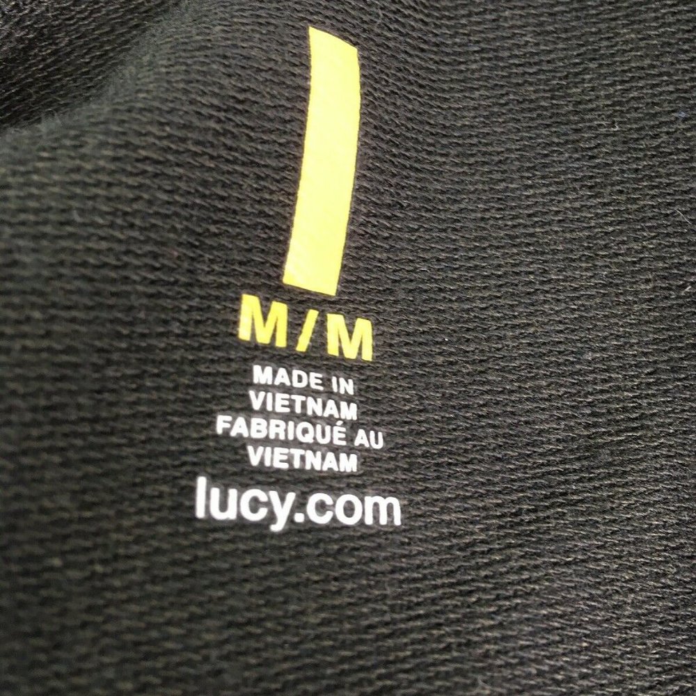 Lucy Womens Solid Black Pull Over Jacket Mesh Back - image 6